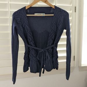 Sparrow Anthropologie Peplum Cardigan